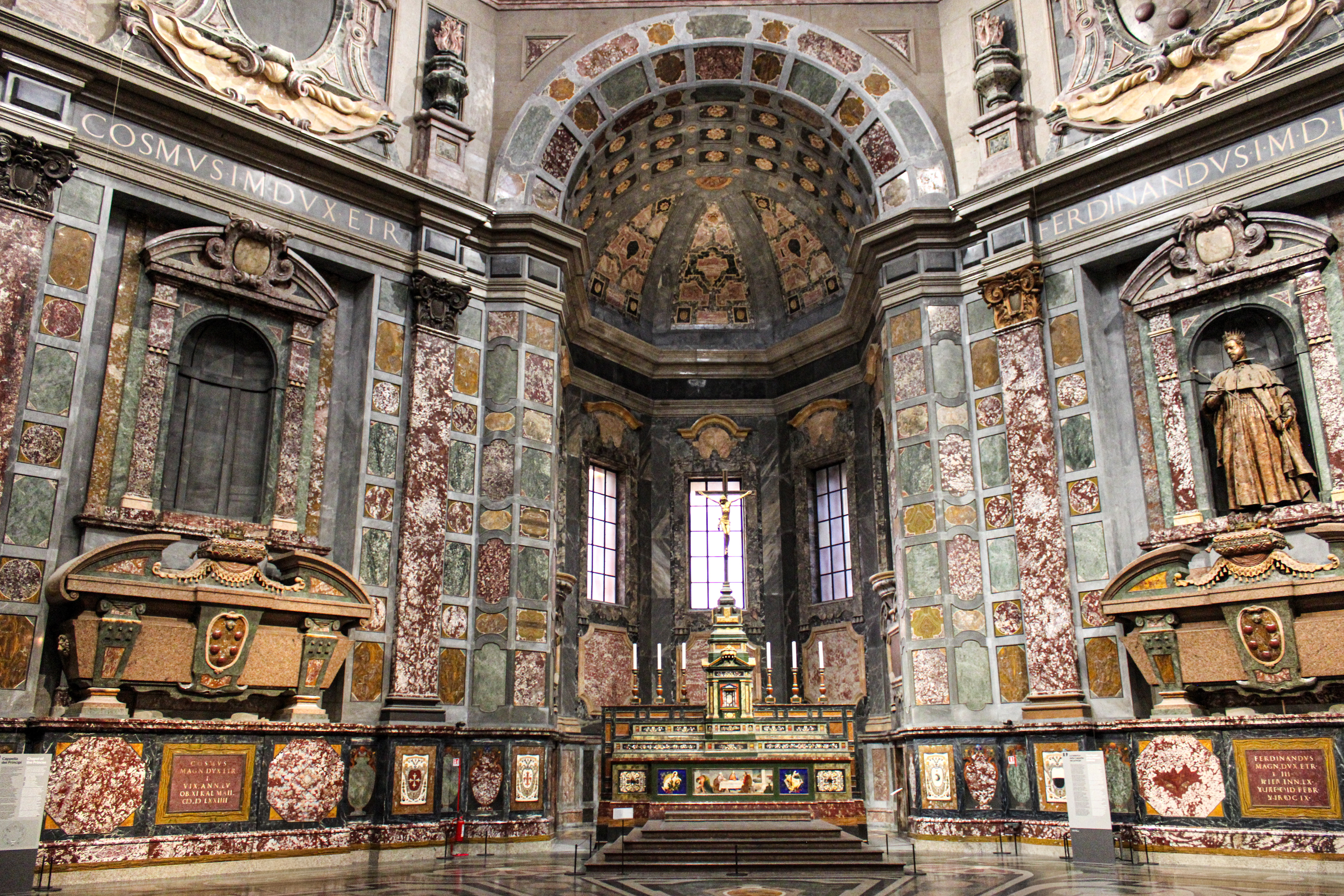 Interior of the Medici Chapels, inside Basilica of San Lorenzo