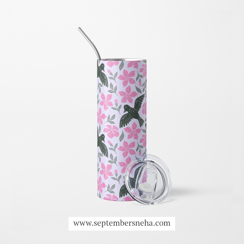 Periwinkle & Birds Mockup