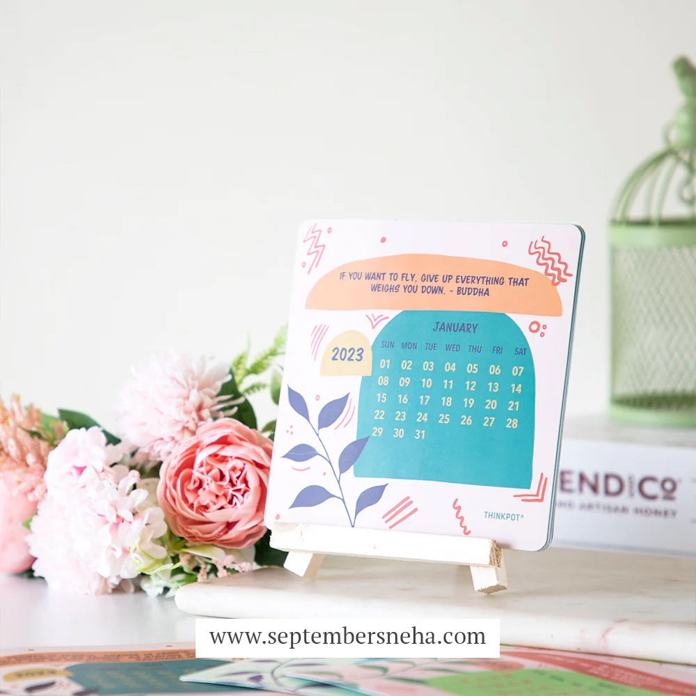 Inspirational Quotes 2023 Desk Cal