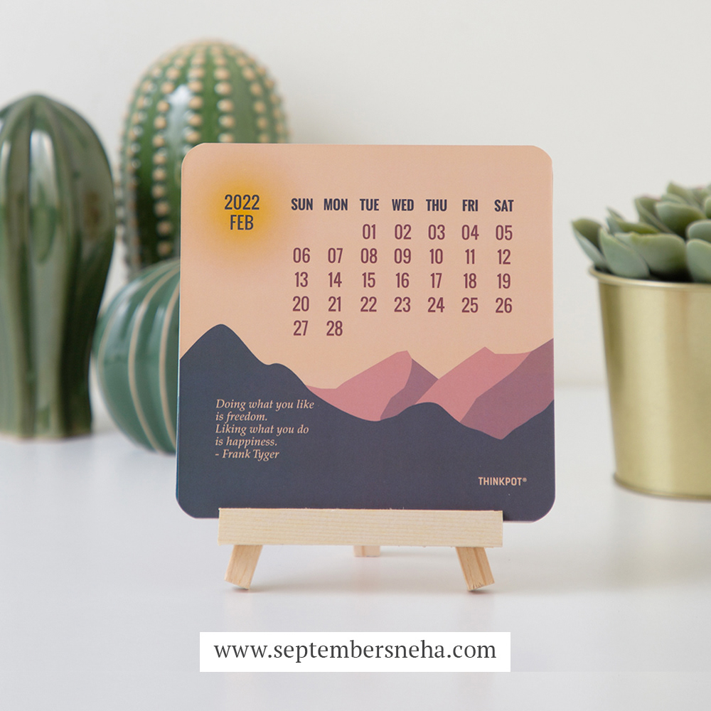 Inspirational Quotes 2022 Desk Cal