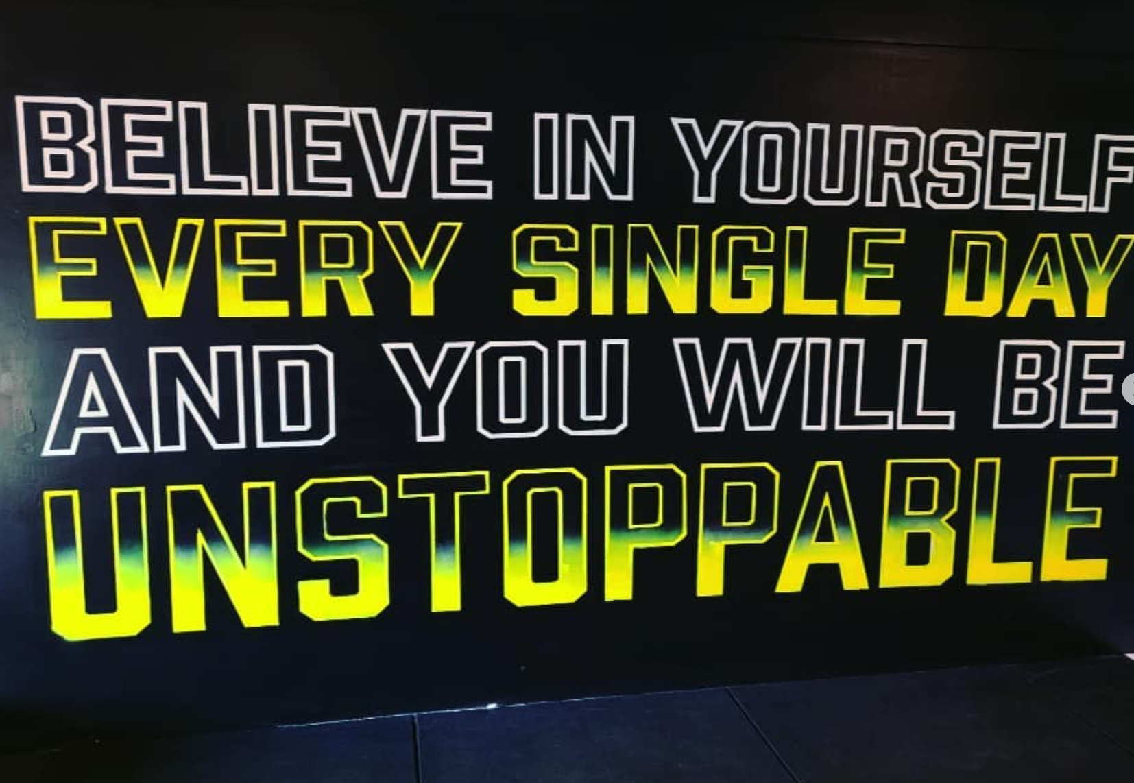 Graffiti sportschool
