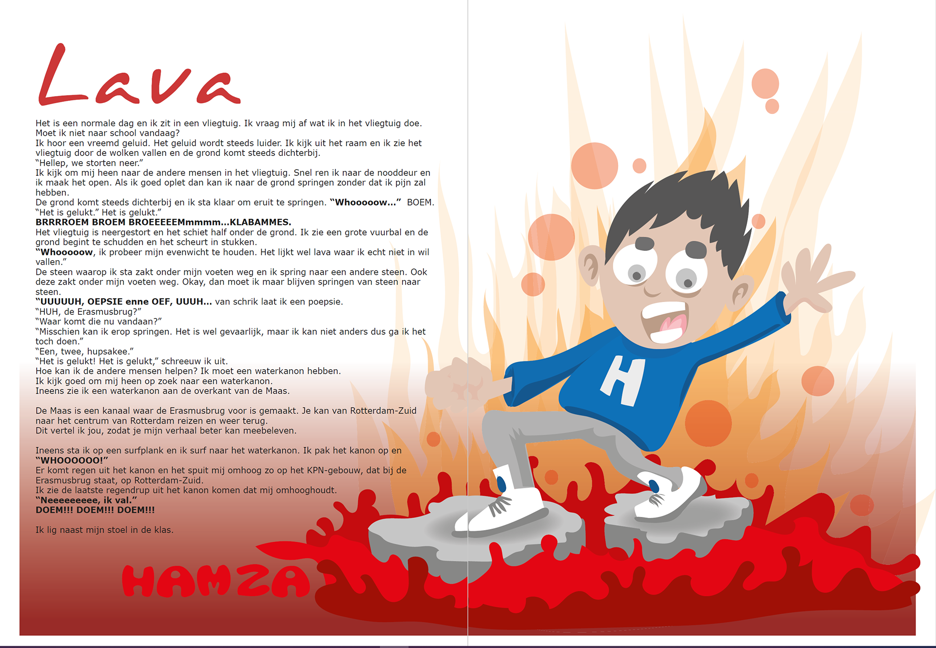 Illustratie voor educatief project 'De Magische Kast in de Klas'