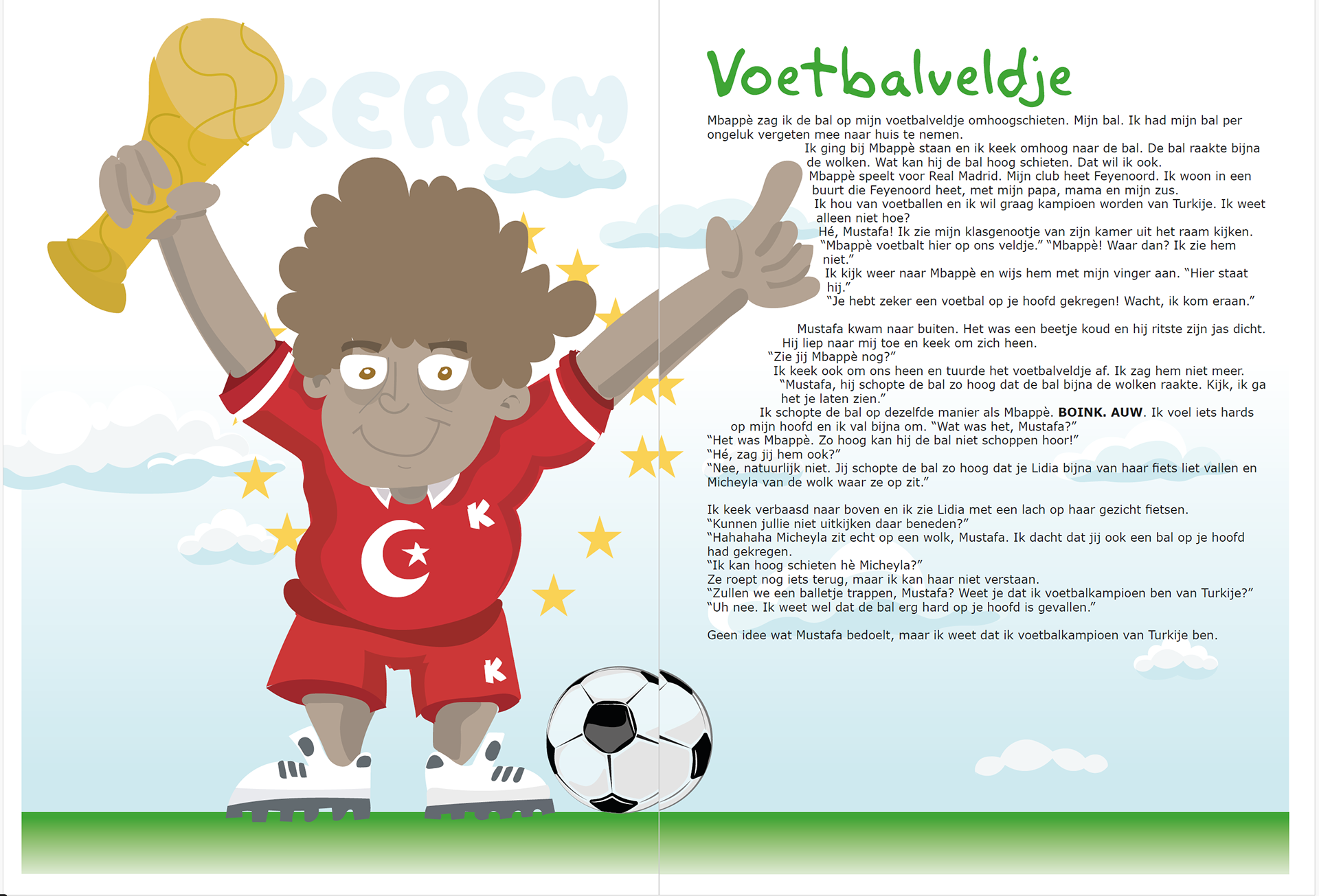 Illustratie voor educatief project 'De Magische Kast in de Klas'