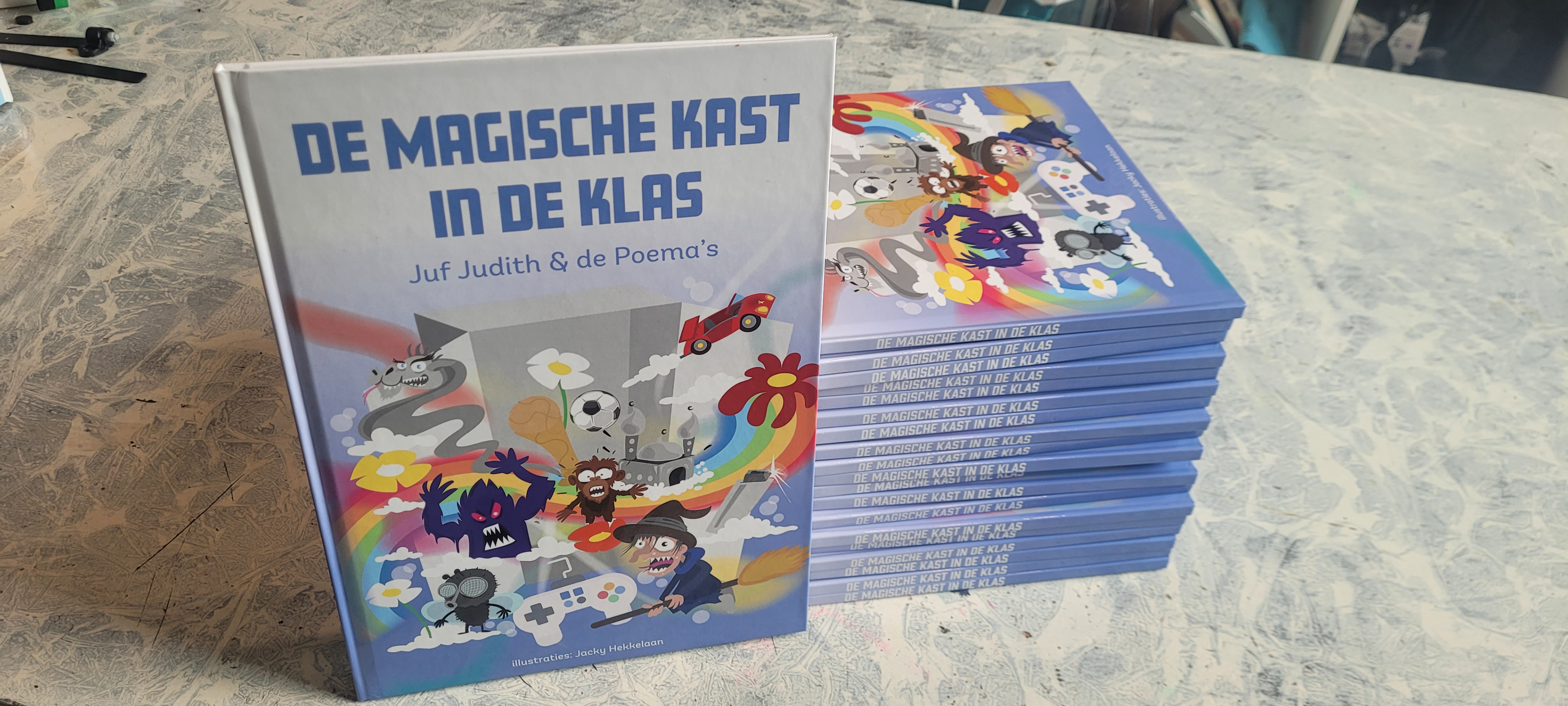 Illustratie voor educatief project 'De Magische Kast in de Klas'