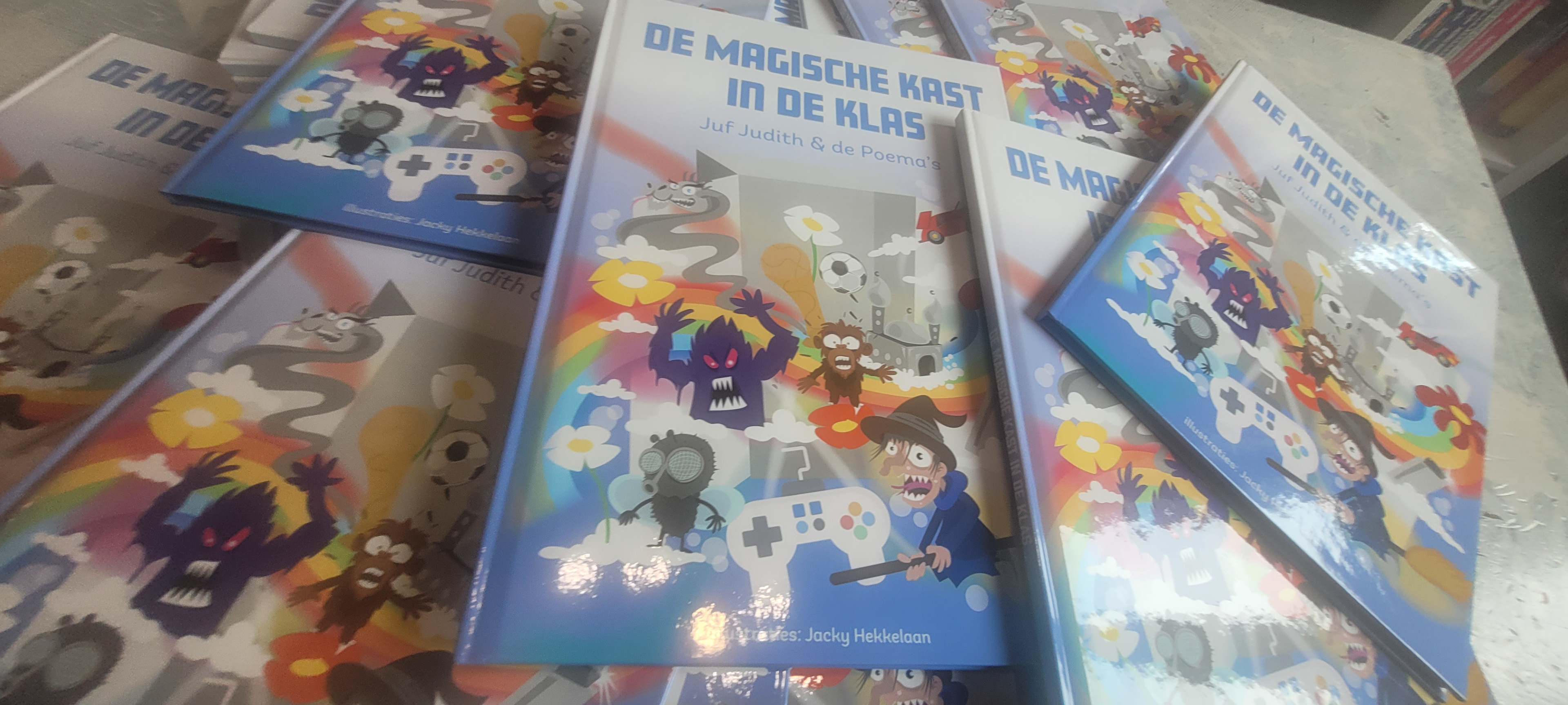 Illustratie voor educatief project 'De Magische Kast in de Klas'