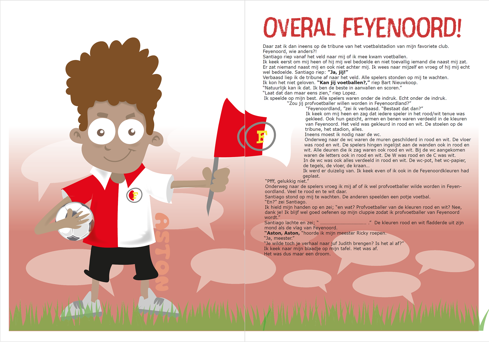 Illustratie voor educatief project 'De Magische Kast in de Klas'