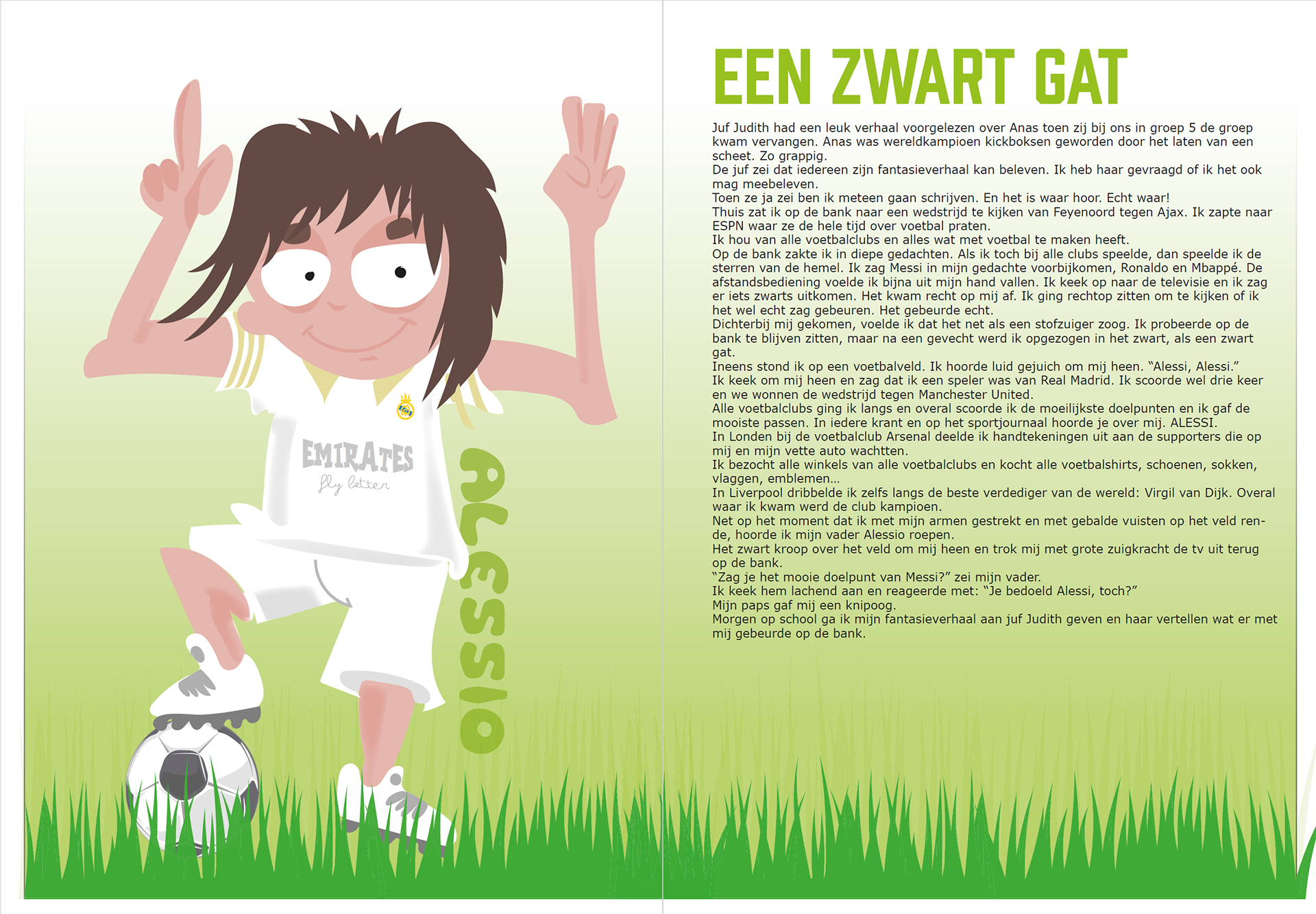 Illustratie voor educatief project 'De Magische Kast in de Klas'