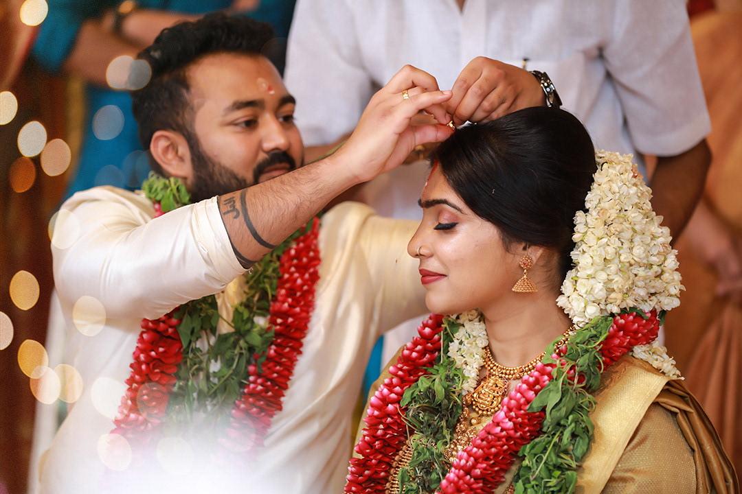 Intimate wedding at Palakkad