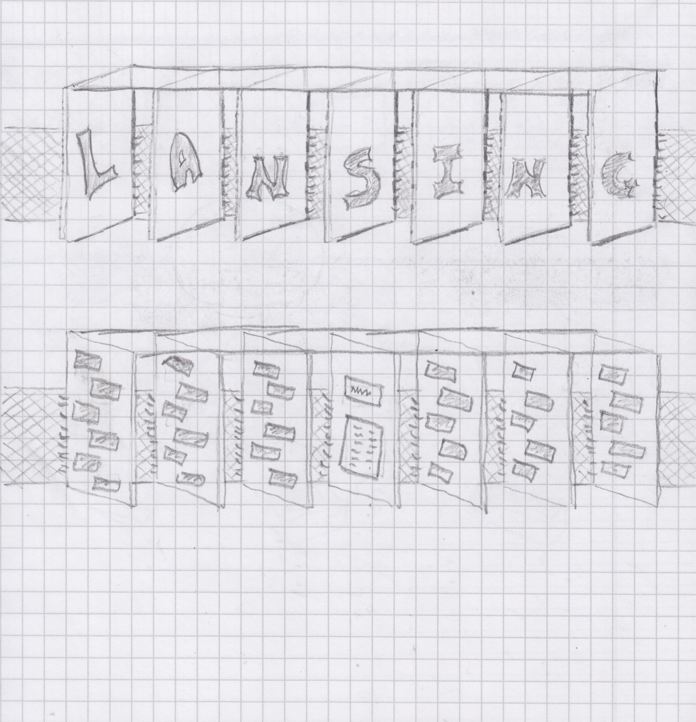 A re-sketch of a previous design concept