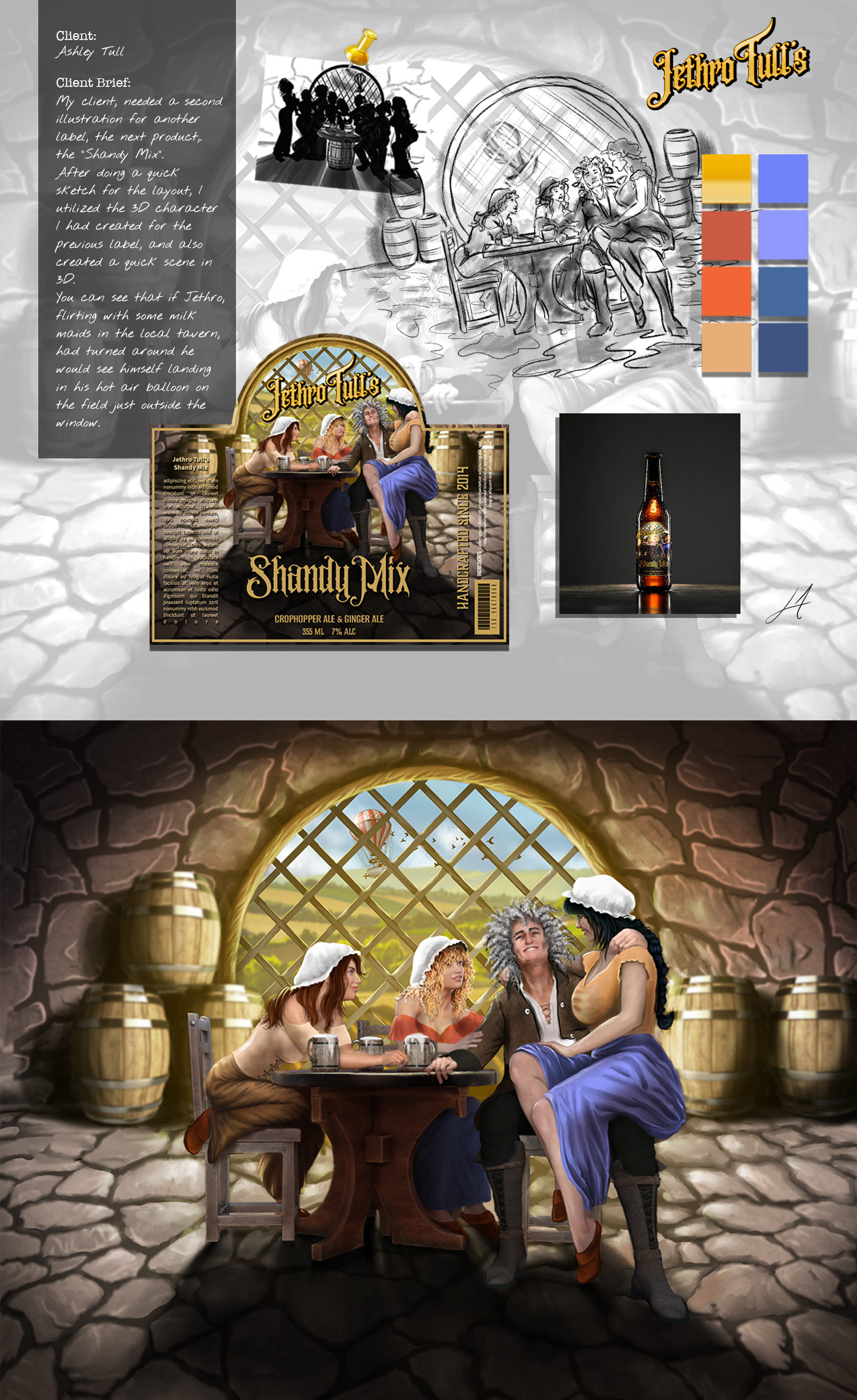 Label design & illustration