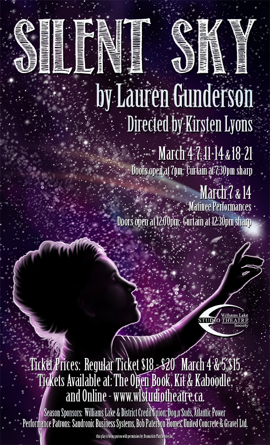 Silent Sky Theatre Poster Poster Design & Illustration