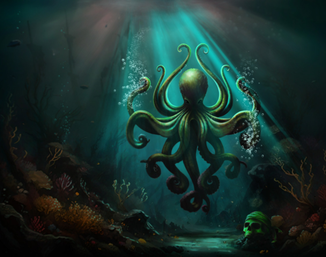 Kraken Digital illustration