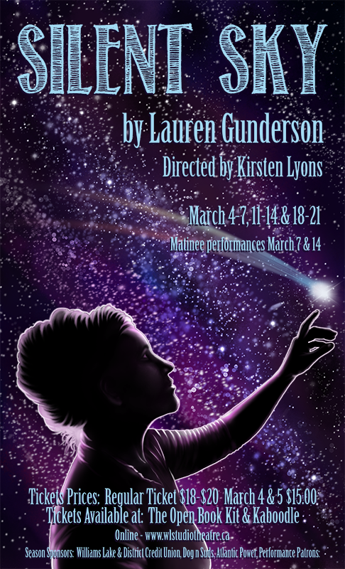 Silent Sky - theatre reduction poster
