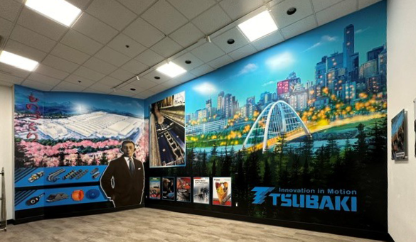 digital wall wrap mural