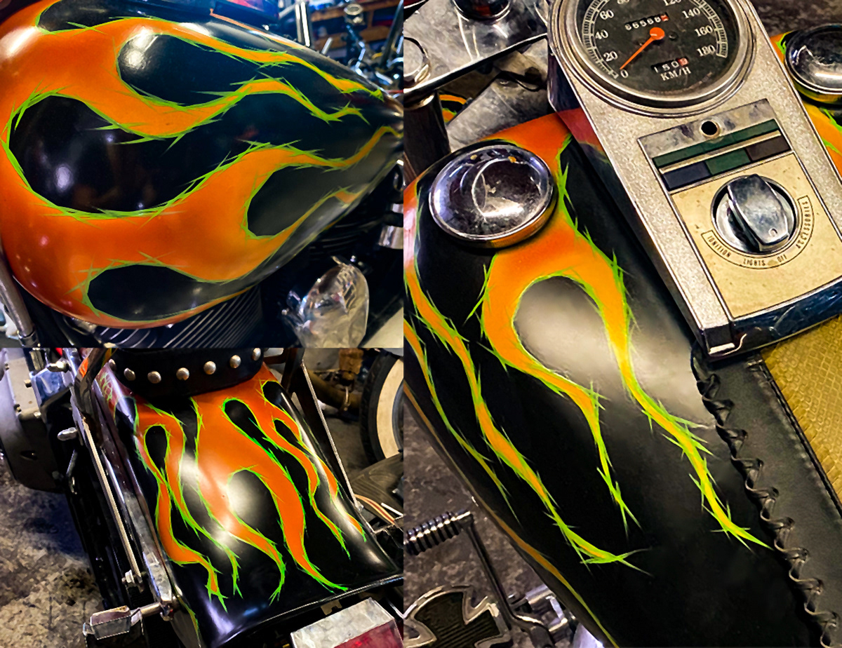custom motorcycle paint
