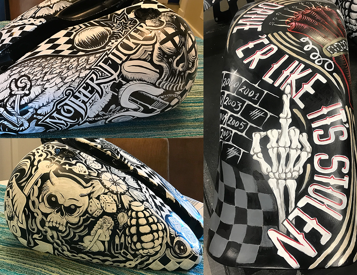 custom motorcycle paint