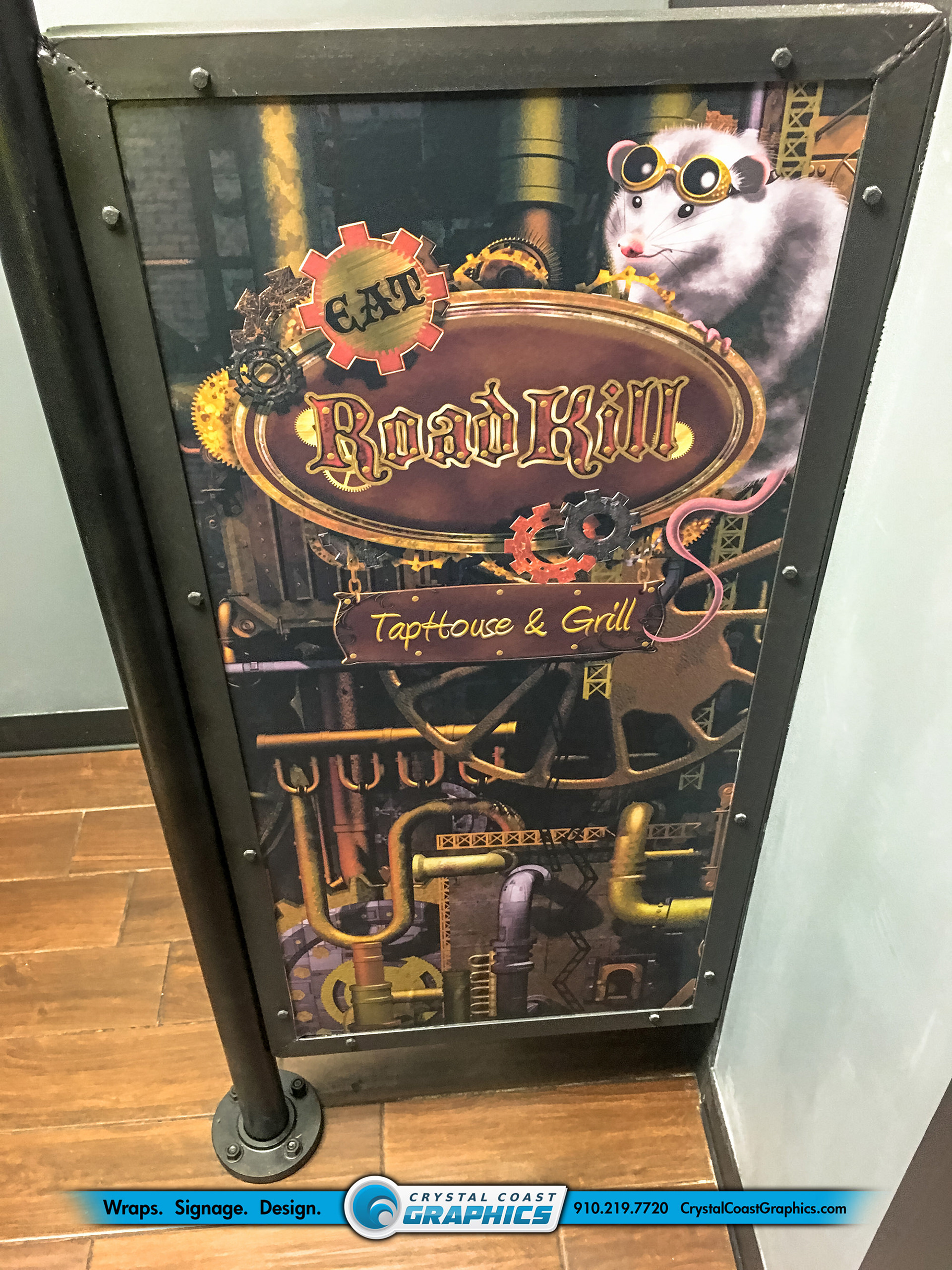 Entrance digital mural