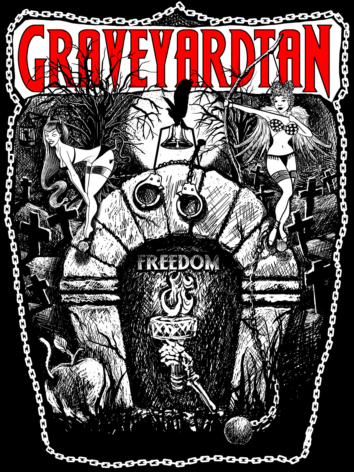 Band T-Shirt Illustration