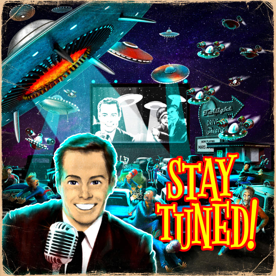 "Stay Tuned" Game Box Lid - Design & Illustration