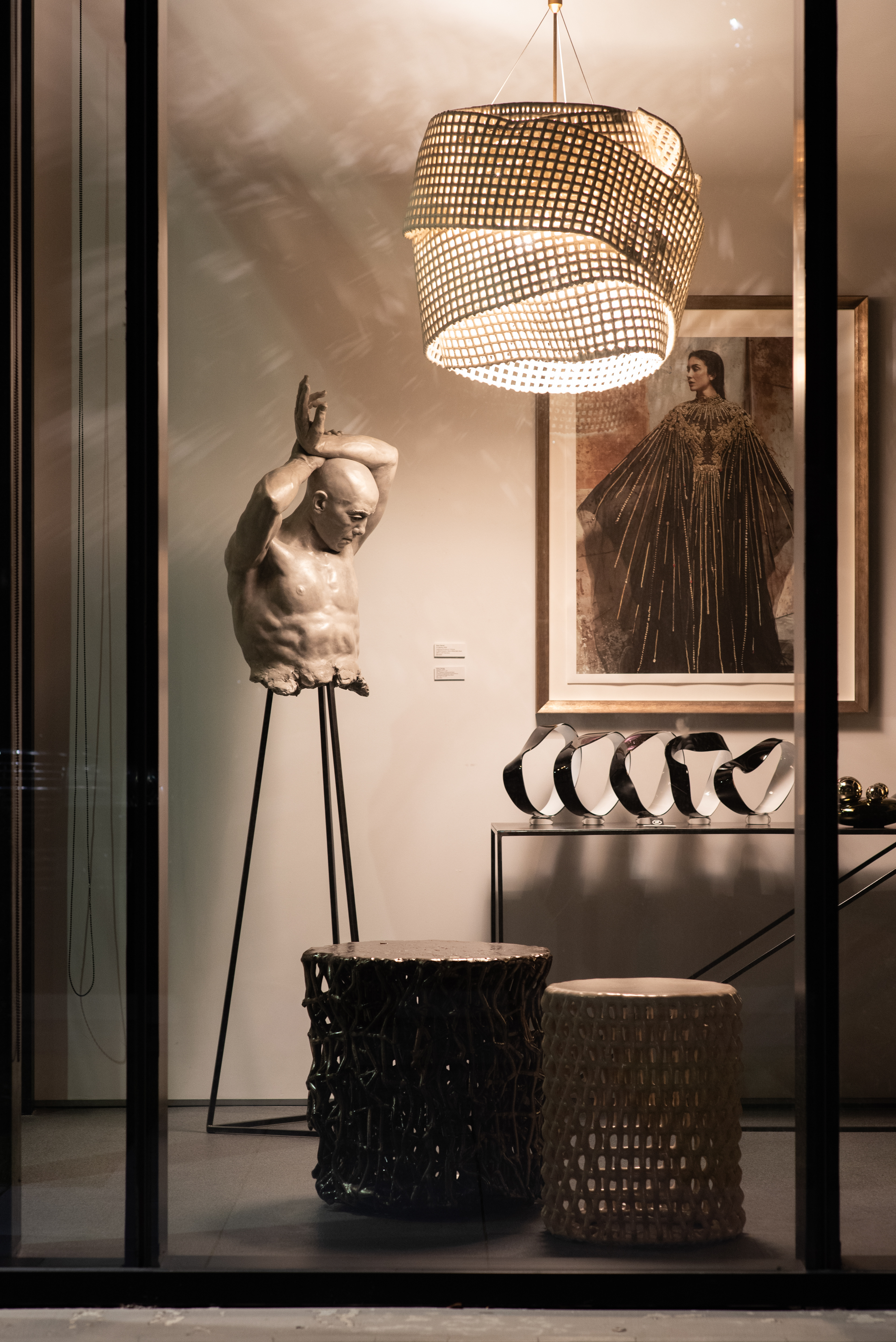 Installed at Method and Concept in 2025 with works by Scott Daniel, Omar Cruz, and Dylan Martinez.