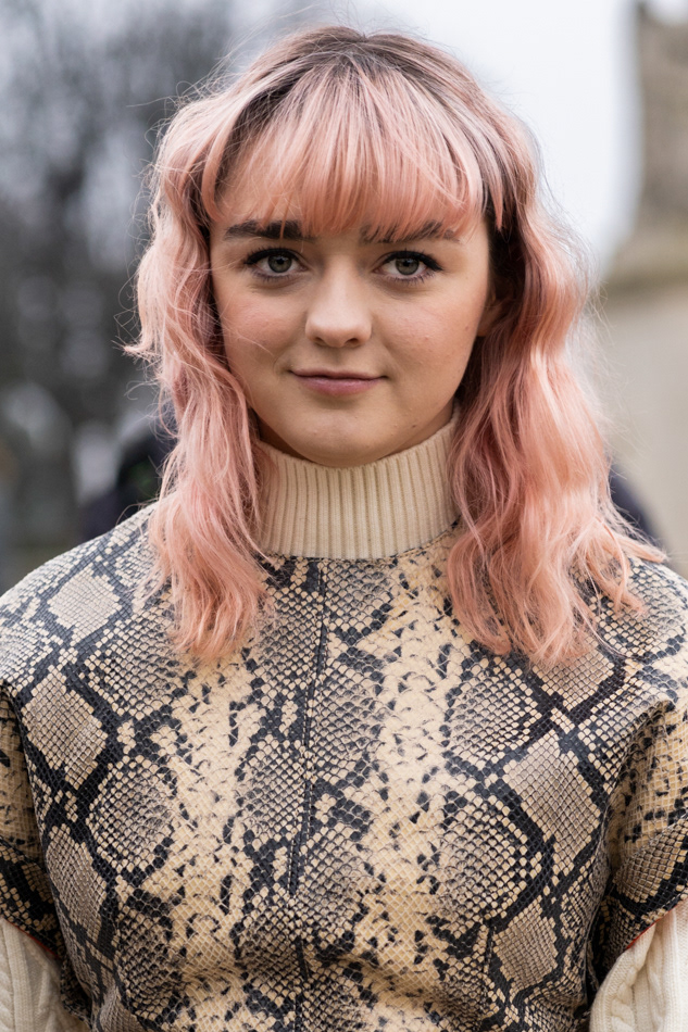 Maisie Williams at Kenzo AW19 Homme