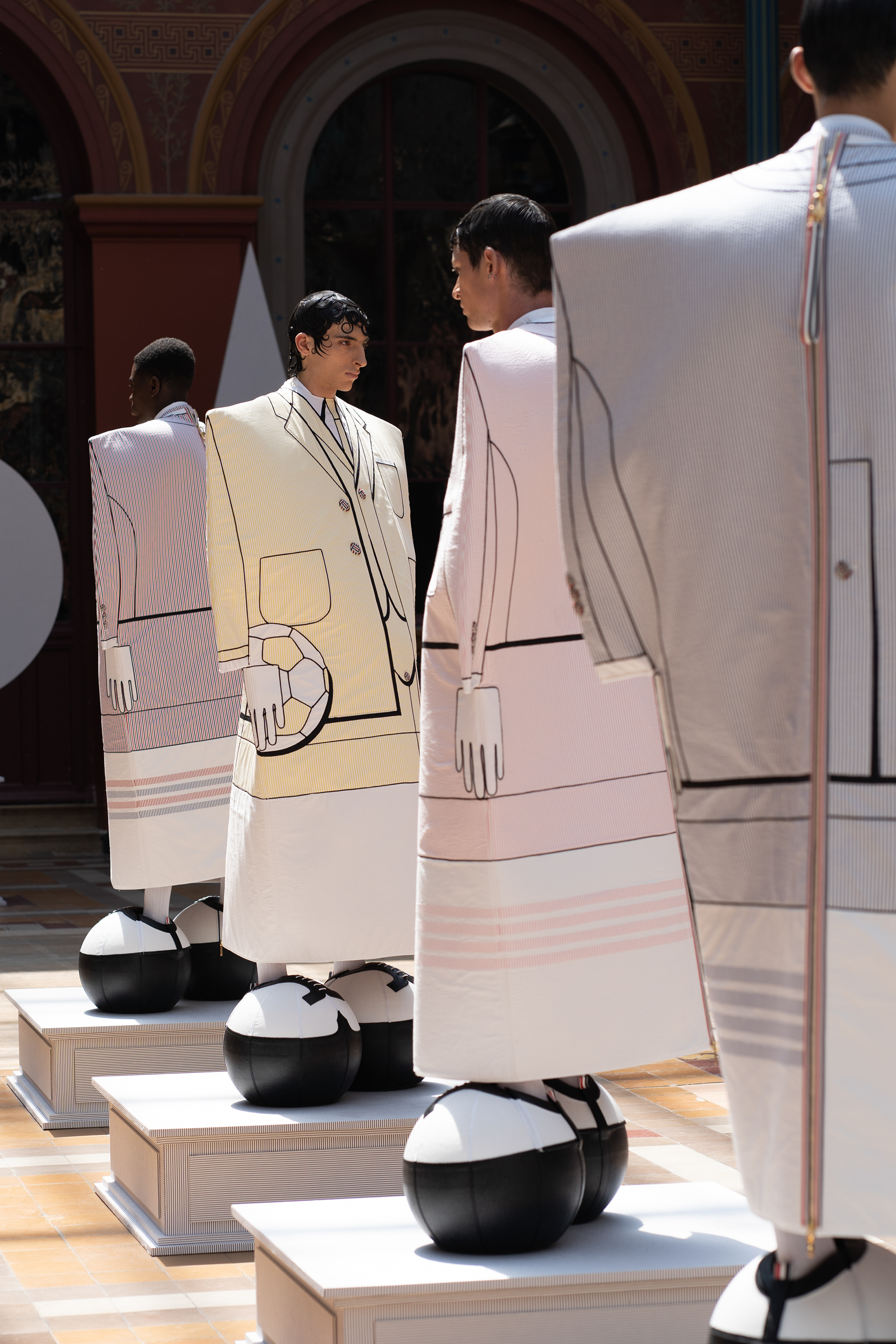 Mannequins for Thom Browne SS20 Homme
