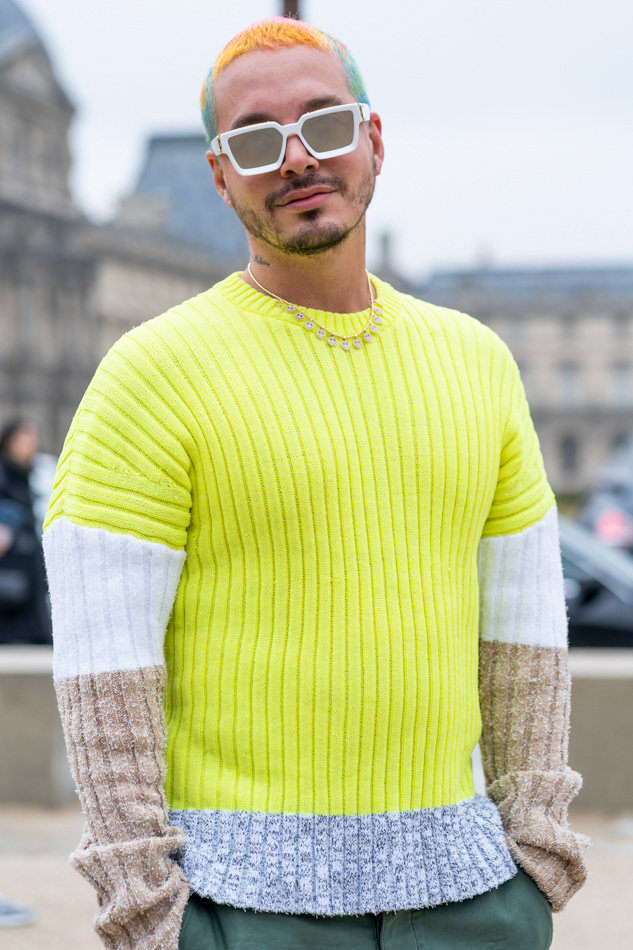 J Balvin before Kenzo AW19 Homme