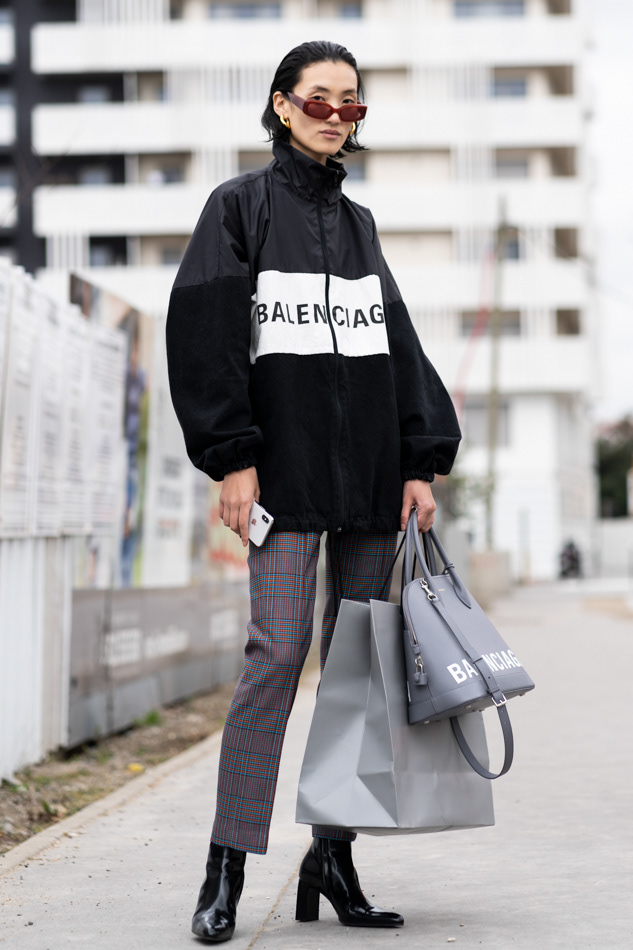 Lina Zhang after Balenciaga AW19 Femme