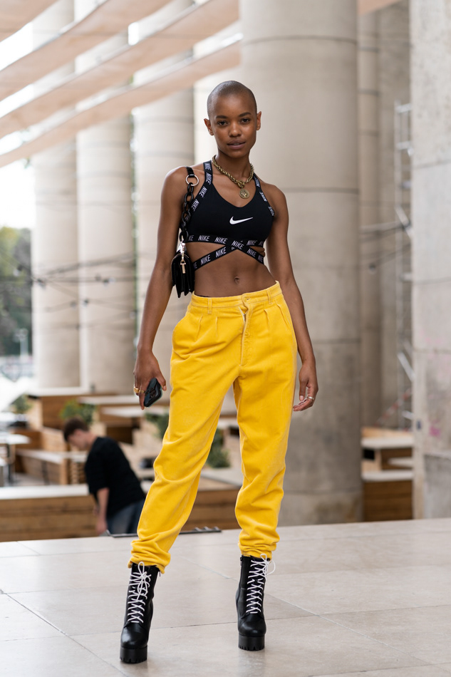 Liz Pinto after Heron Preston SS20 Homme