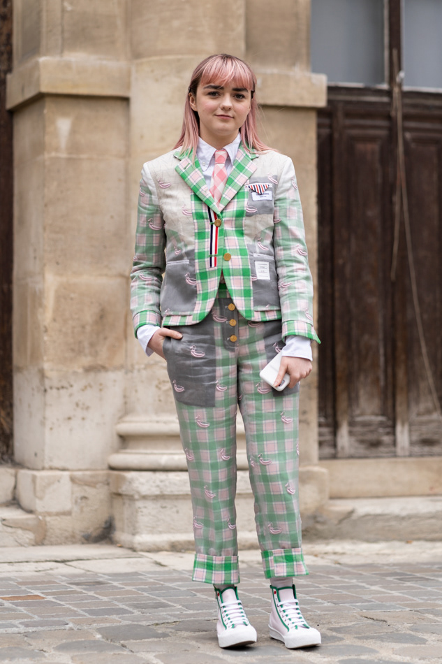 Maisie Williams at Thom Browne SS20 Homme