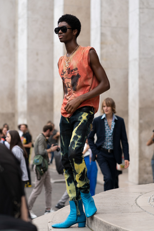 Alton Mason after Heron Preston SS20 Homme