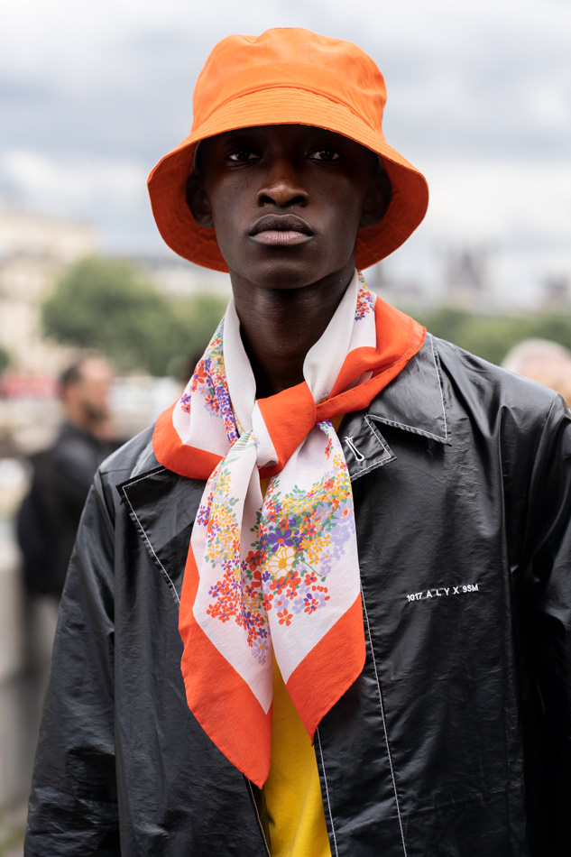 Cheikh Kebe after Louis Vuitton SS20 Homme