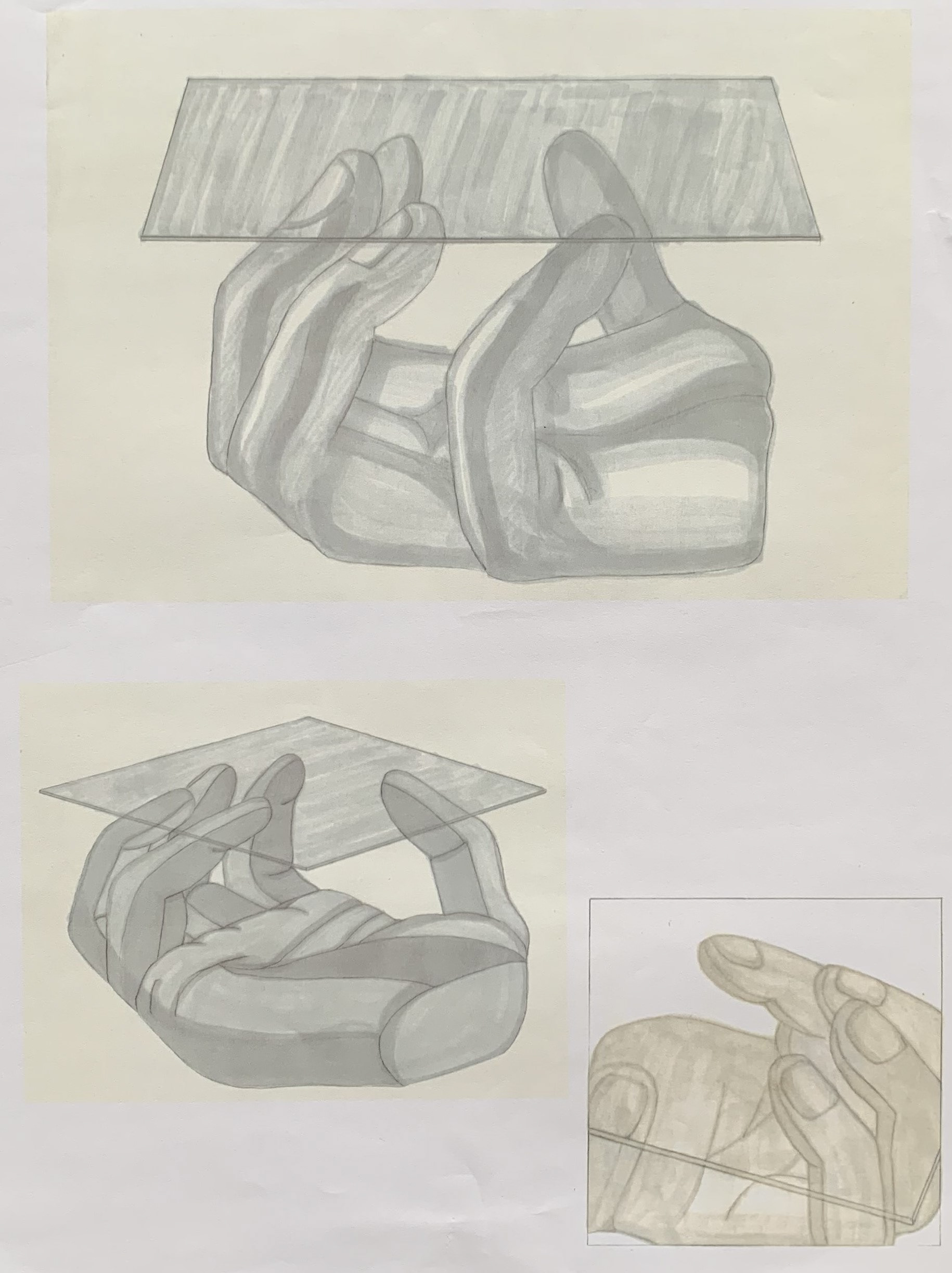 Hand table drawing