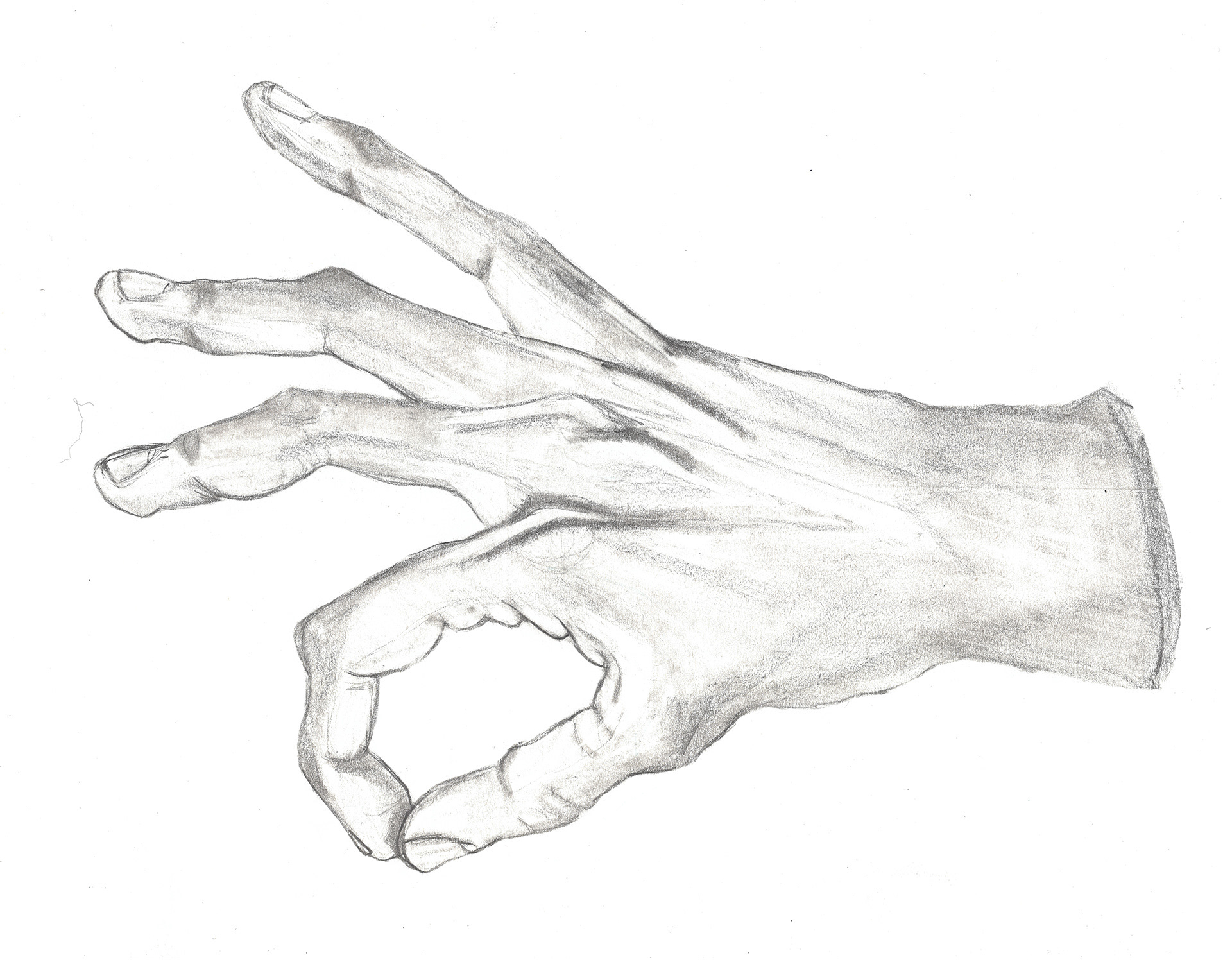 Crayon à papier, 1 heure