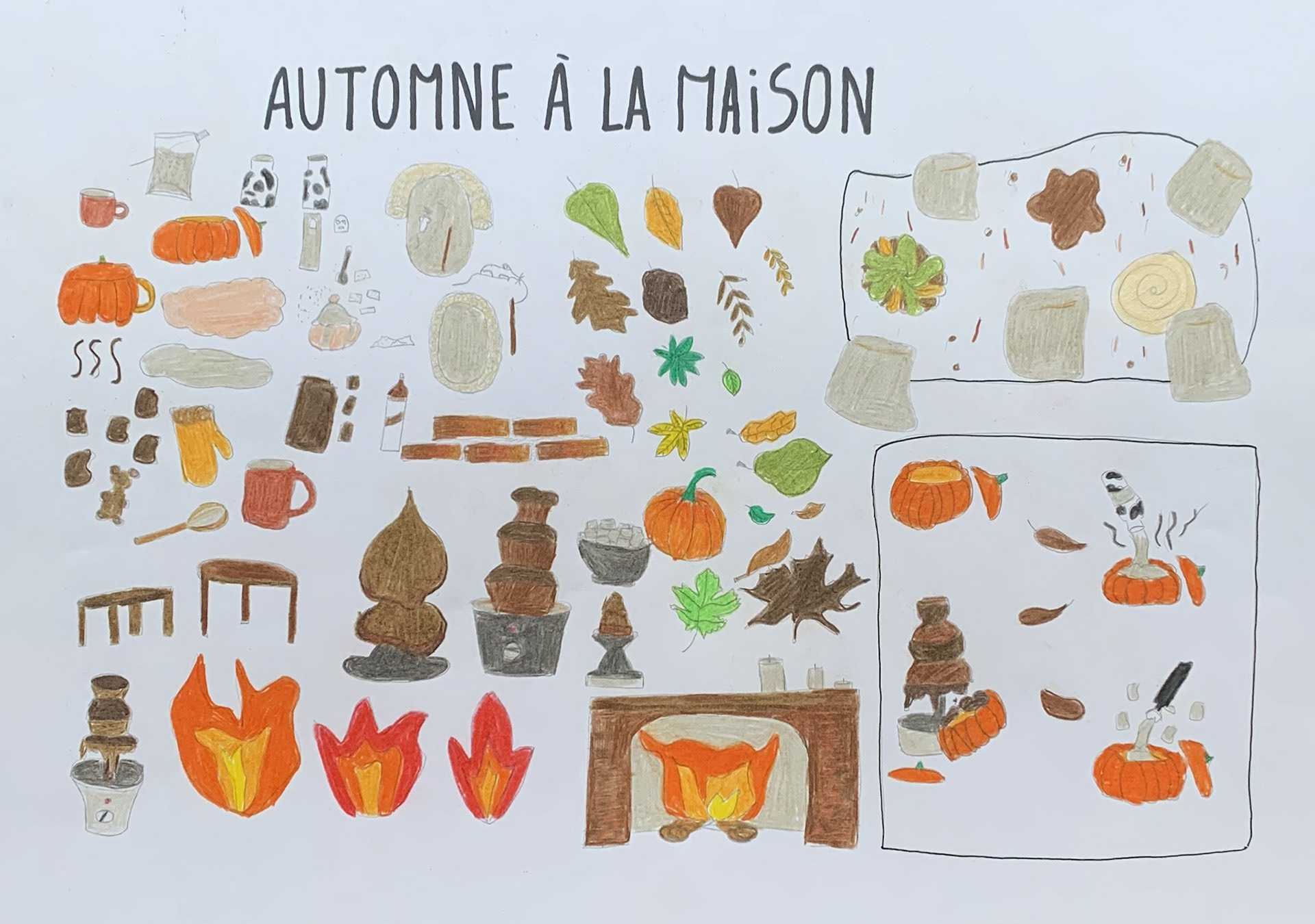Axe Automne à la maison