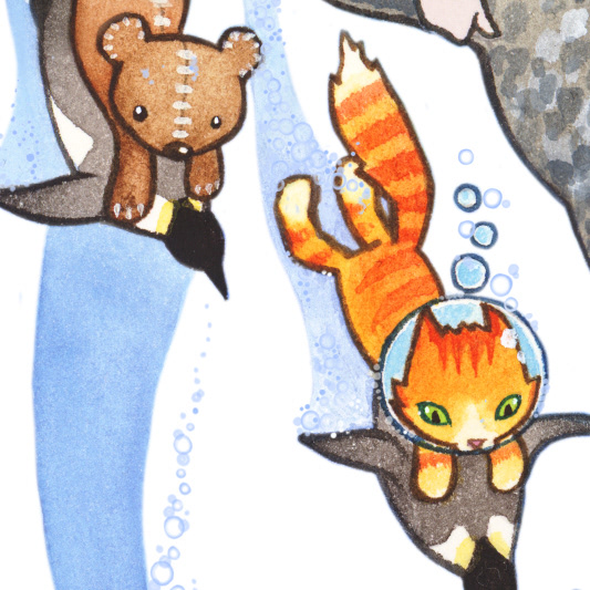 Close-up from the Bedtime Boat: available