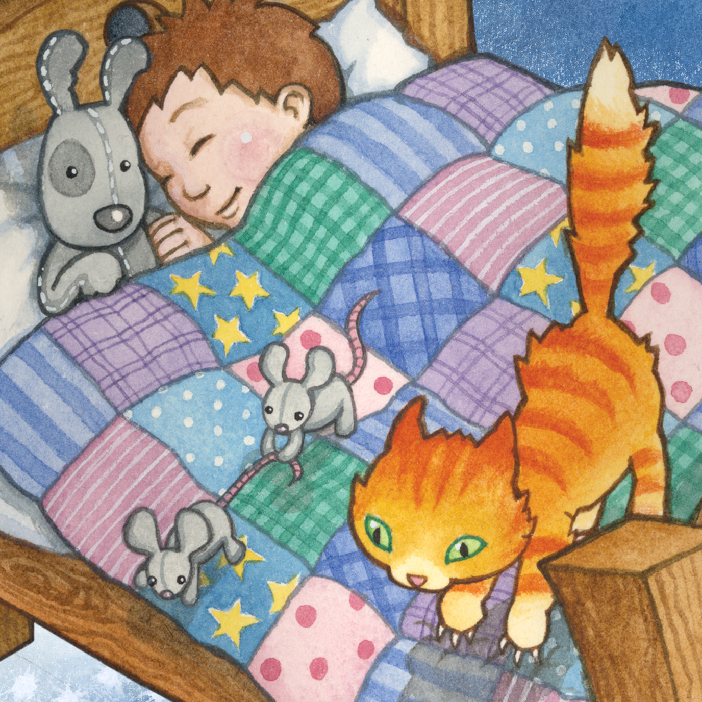 Close-up from the Bedtime Boat: available