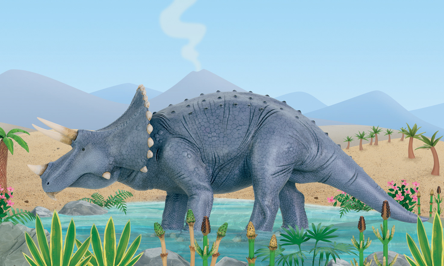 Triceratops from First Picture Dinosaurs- Usborne