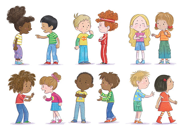 Character studies for 'We don't have to agree'- personal project