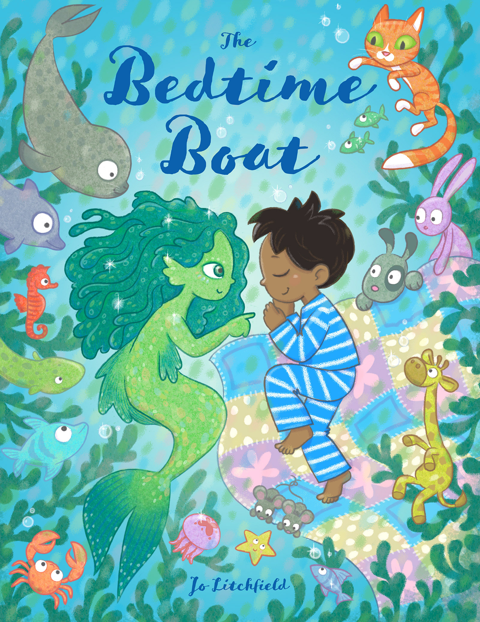 Revisted artwork for 'The Bedtime Boat'- a rhyming story