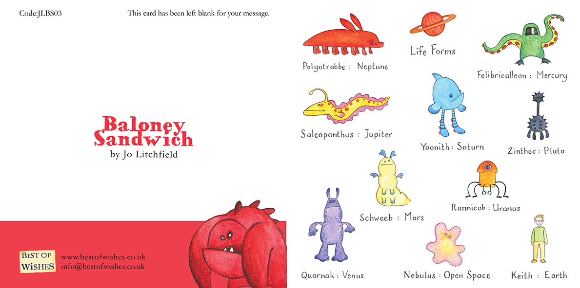 Little Library illustrations turned into card range