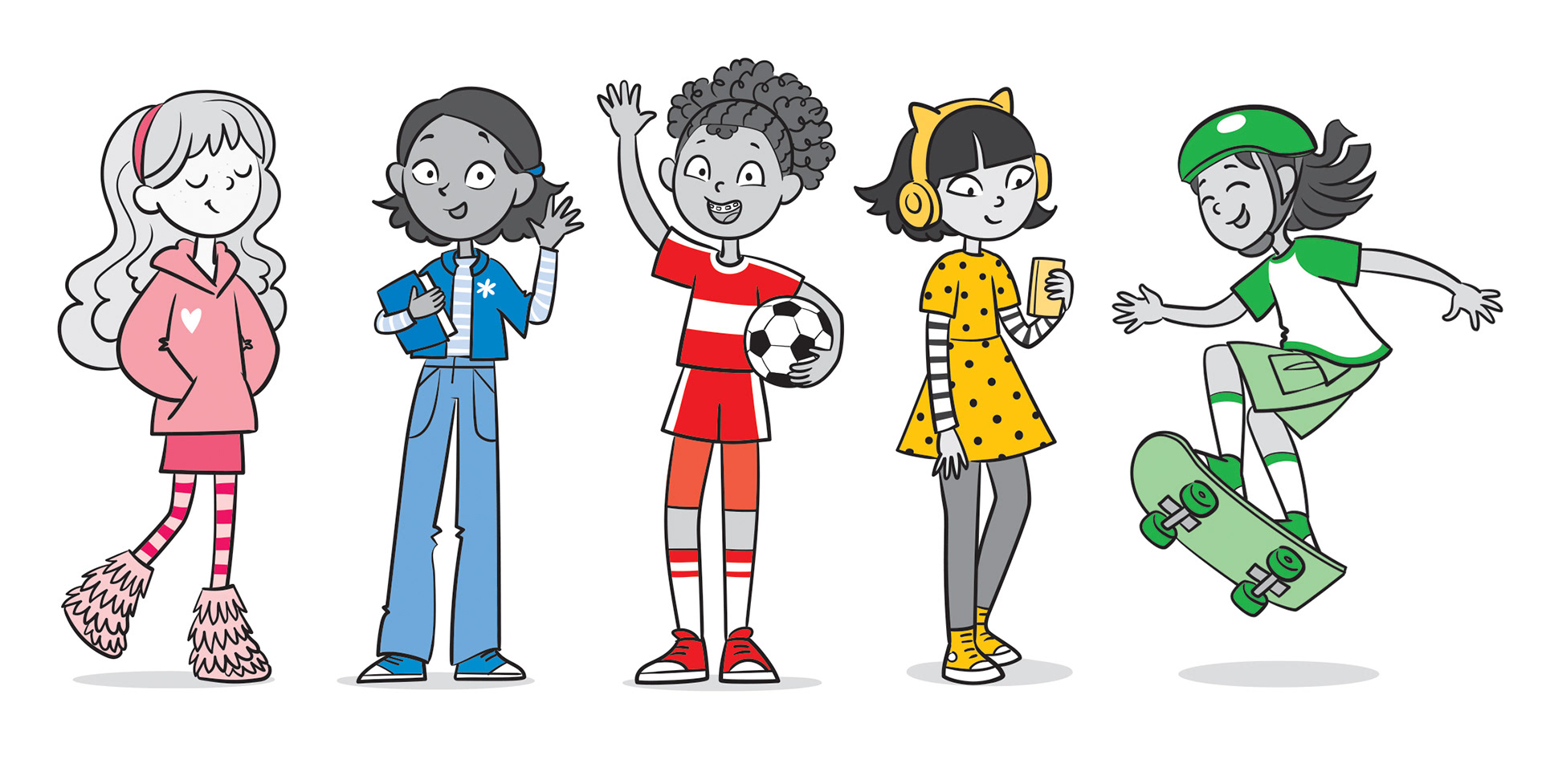 Characters for tween fiction chapter book