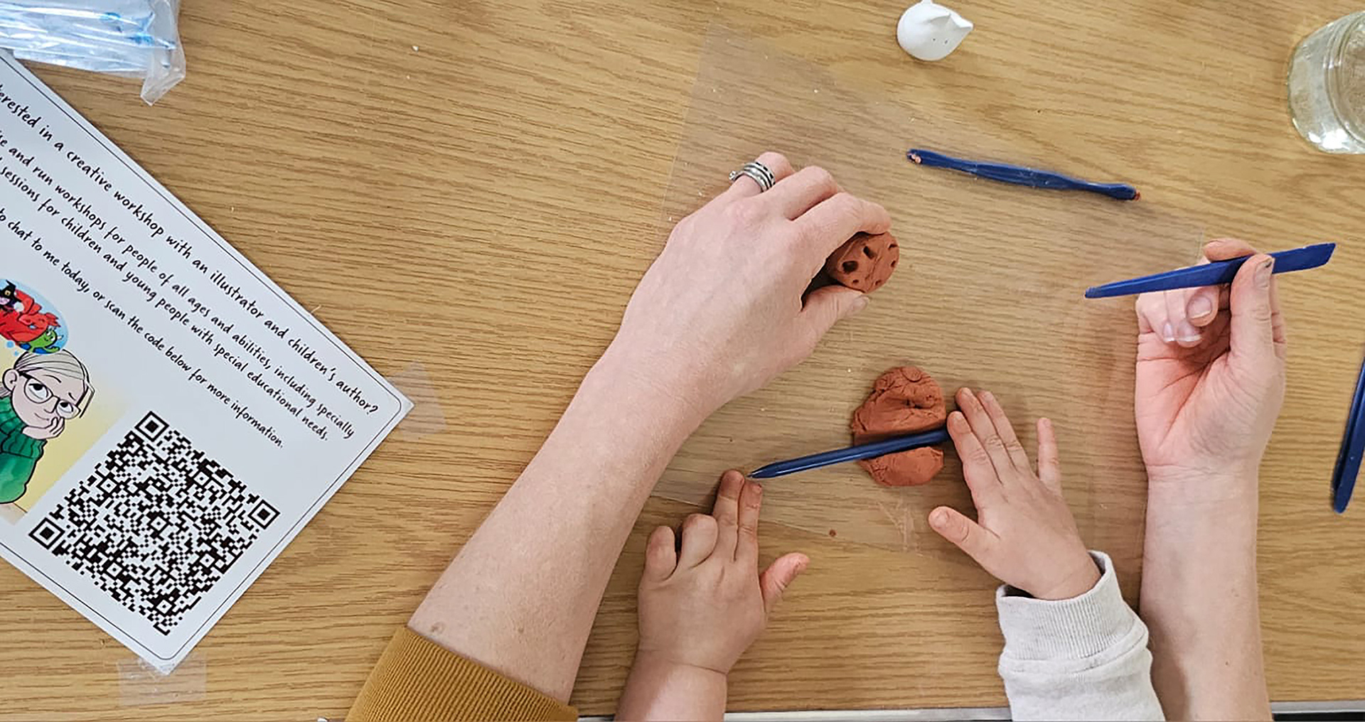 Some of the tiniest hands can join in with a bit of help.