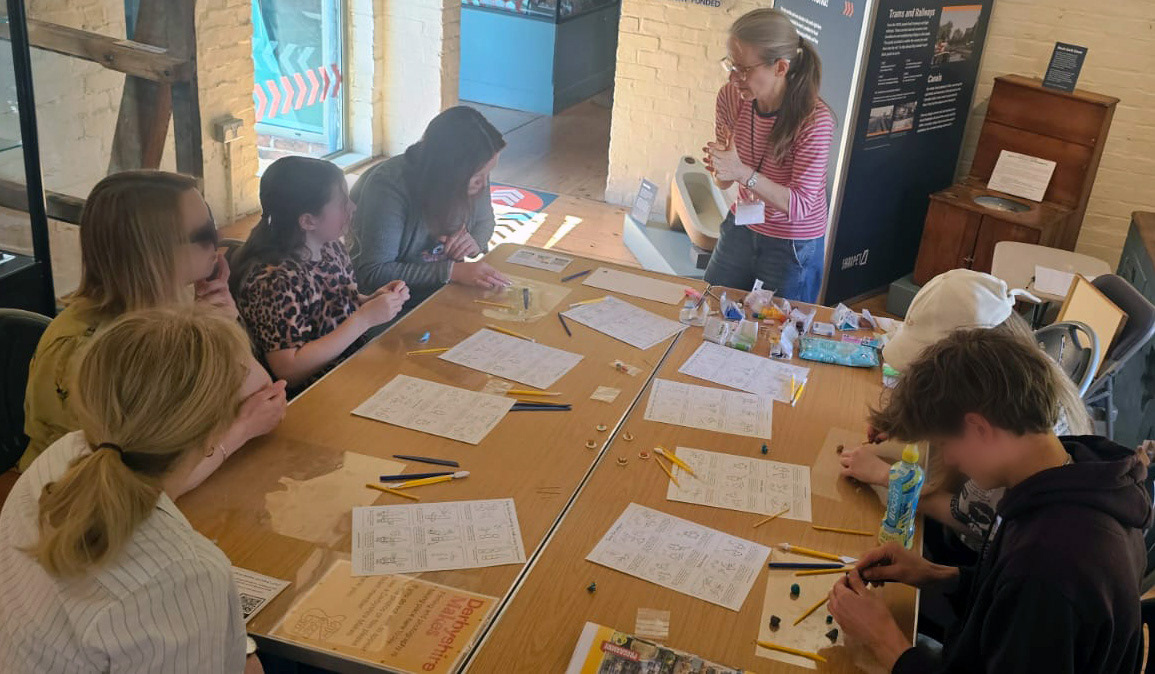 Just getting started on Doll's House miniatures for Derbyshire Makes