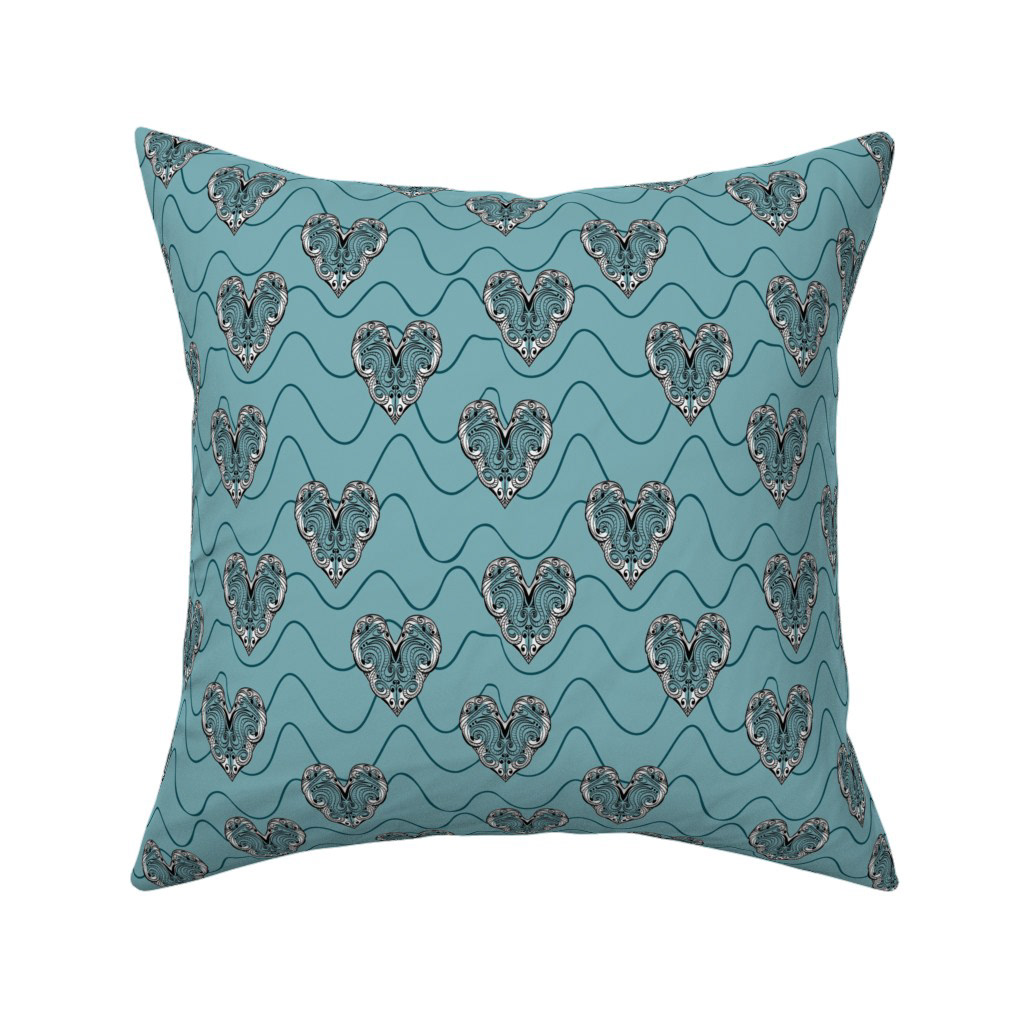 Love Blue Squiggles Tween
