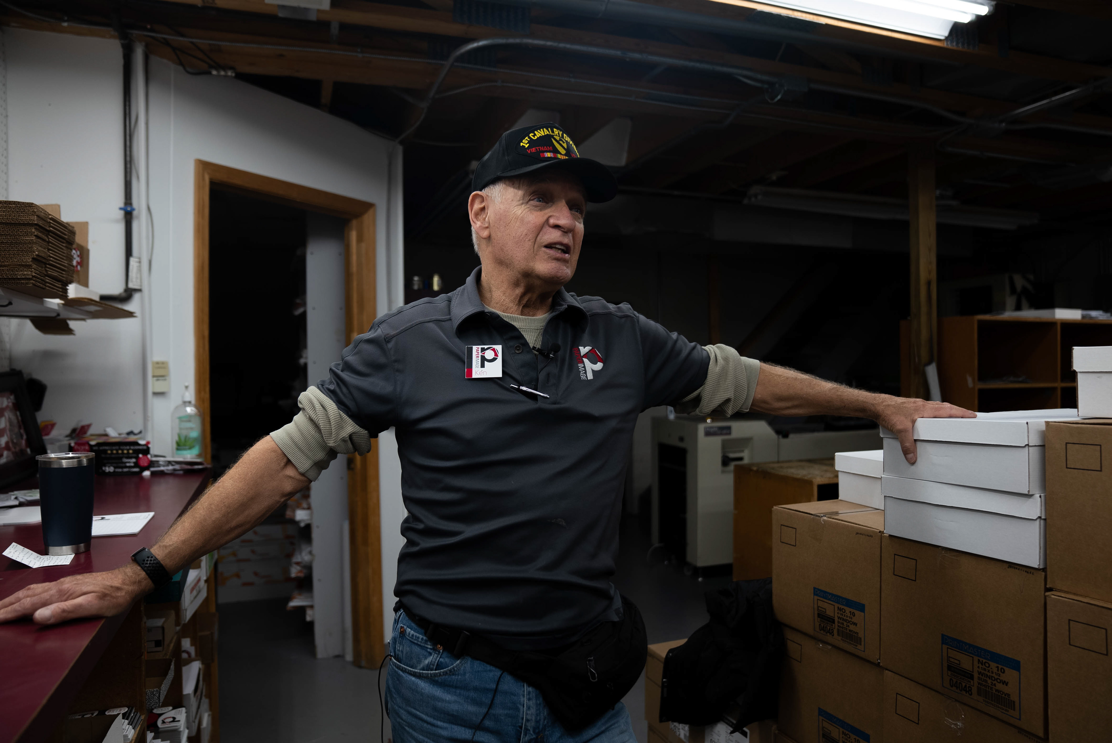 72-year-old Ken Dagner is a Vietnam War Veteran who does everything he can to help those in need. Holt, Michigan. Feb 04, 2022
