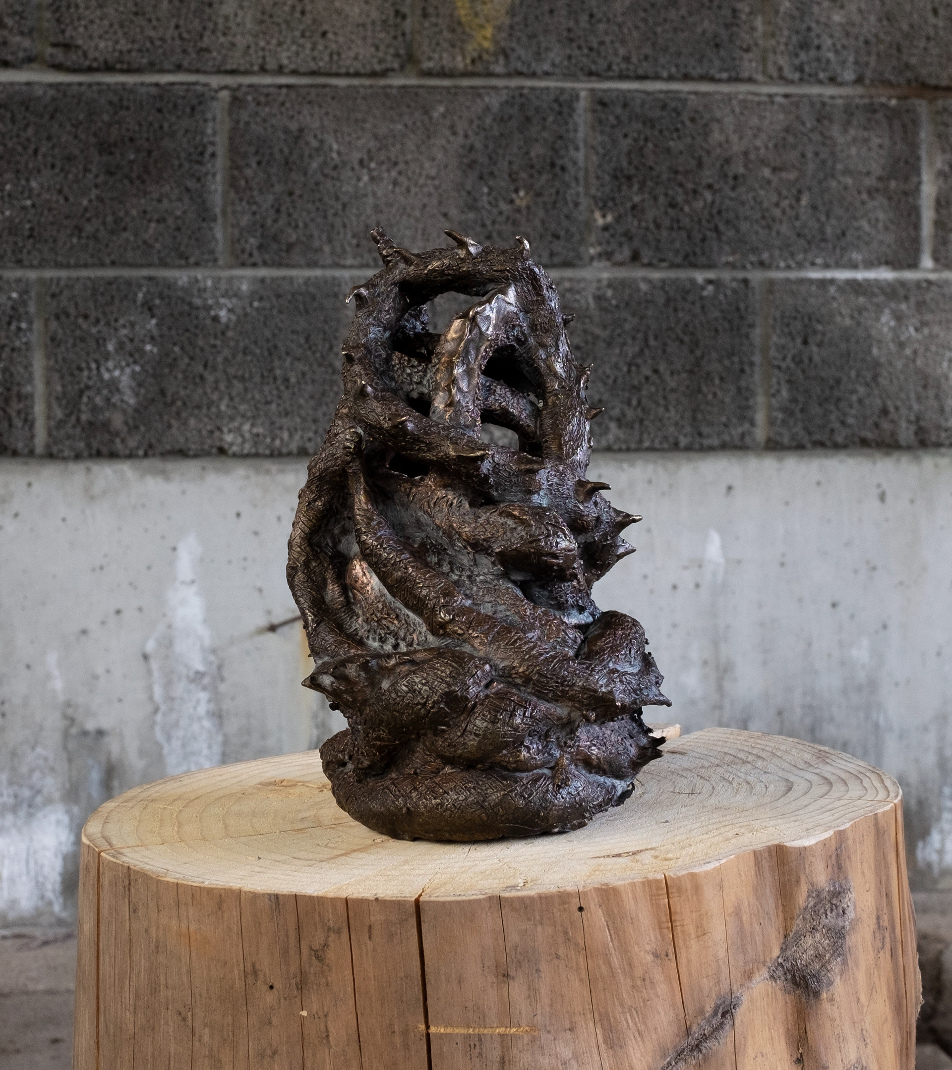 Bronze sculpture, 23x11cm