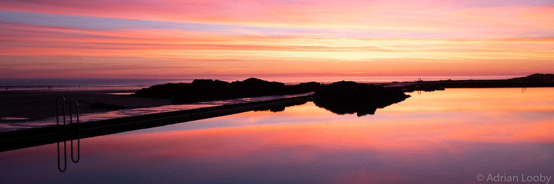 The seapool at Bude, Cornwall