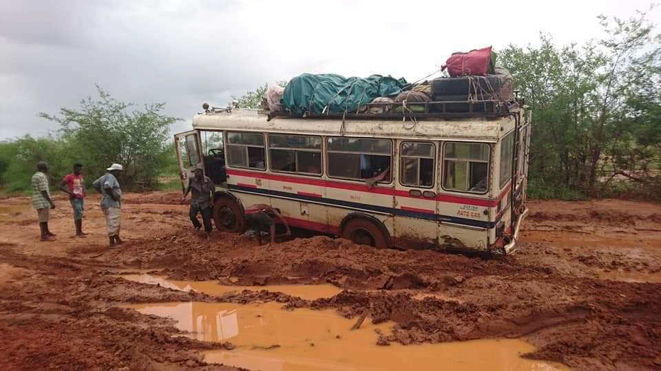 Madagascar - Bus on the way to Tulear