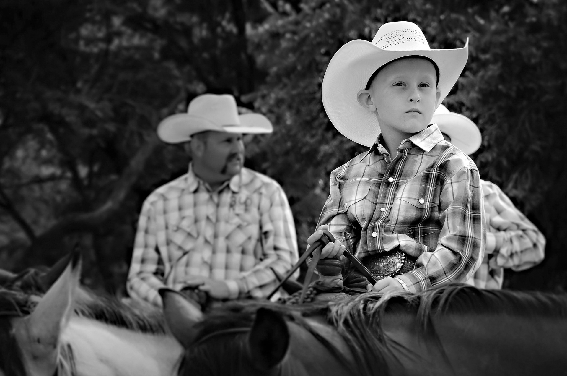 Coors Cowboy Club Longhorn Cattle Drive Young Cowboy Amarillo